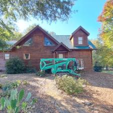 Log Home Surface Stripping And Staining In Jasper GA 49